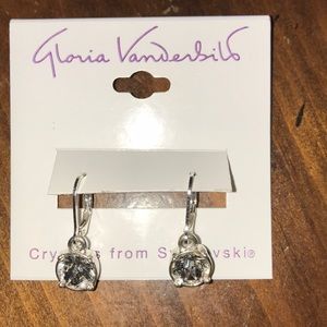 Gloria Vanderbilt Swarovski Crystal earrings